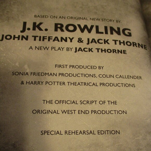 Harry Potter Cursed Child Black White Medium Magic Adventure Reading Book - Picture 5 of 6